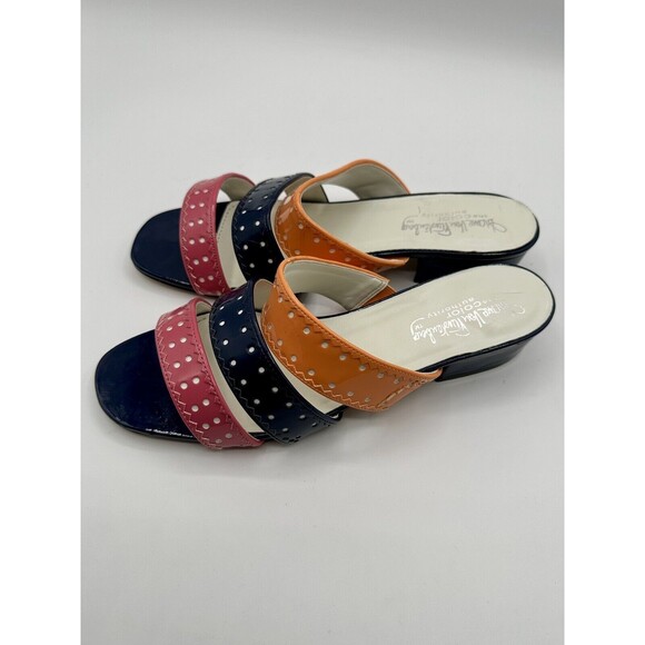 Vintage Diane Von Furstenberg The Color Authority 90s Slides Size 10 EUC!!! - Picture 2 of 6